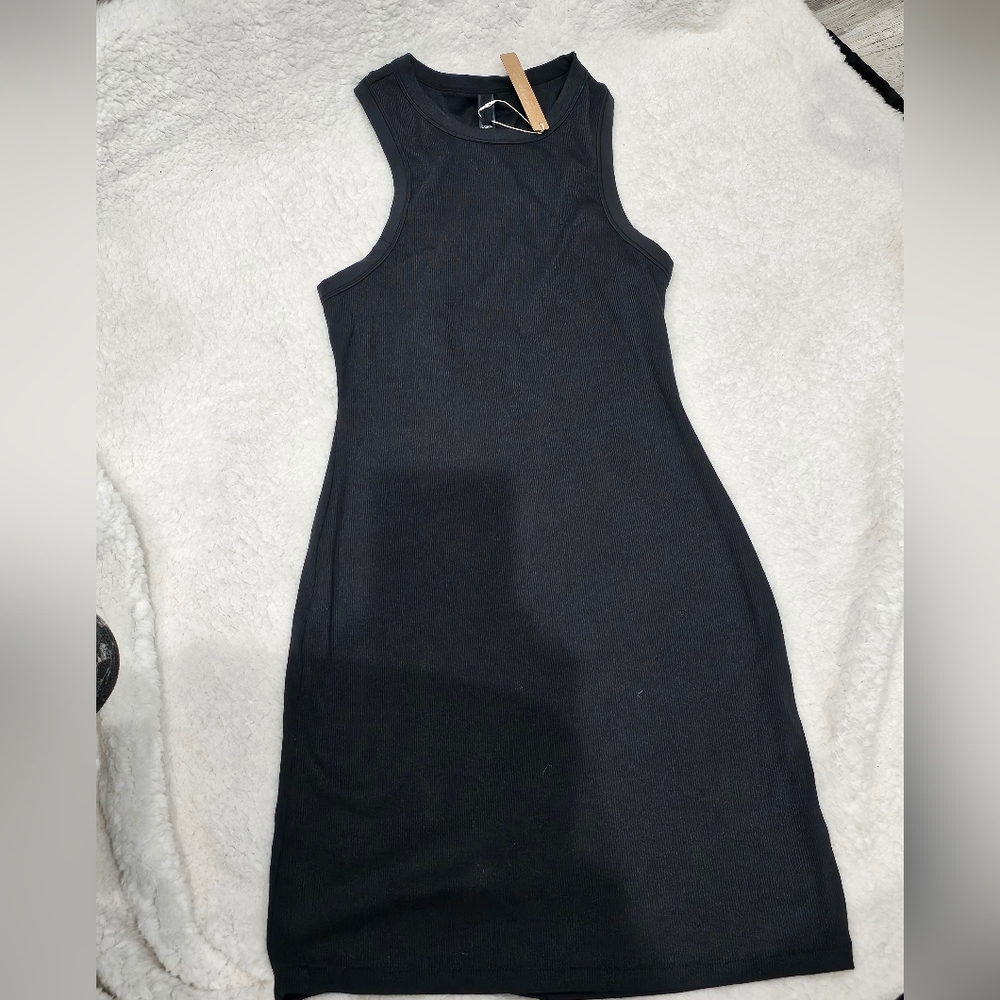 Skims Cotton Rib tanks dress, Sold Out Size Large, Color Soot